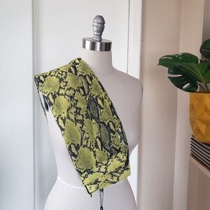 Snake Print Sheer Pants Size 4 NEW!